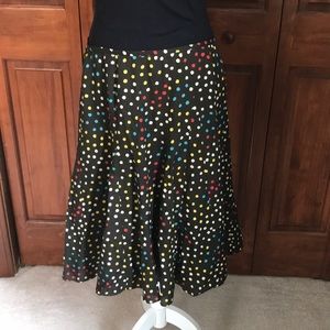 Polka dot skirt